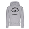 Colleges One Colour Print Hoodie - Grey