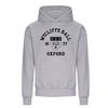 Colleges One Colour Print Hoodie - Grey