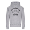 Colleges One Colour Print Hoodie - Grey