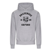Colleges One Colour Print Hoodie - Grey