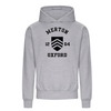 Colleges One Colour Print Hoodie - Grey