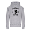 Colleges One Colour Print Hoodie - Grey