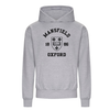 Colleges One Colour Print Hoodie - Grey
