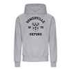 Colleges One Colour Print Hoodie - Grey