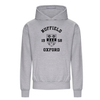 Colleges One Colour Print Hoodie - Grey