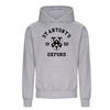 Colleges One Colour Print Hoodie - Grey