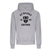 Colleges One Colour Print Hoodie - Grey