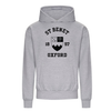 Colleges One Colour Print Hoodie - Grey