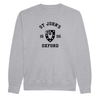 Colleges One Colour Print Sweatshirt - Grey