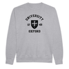 Colleges One Colour Print Sweatshirt - Grey
