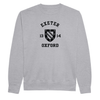 Colleges One Colour Print Sweatshirt - Grey