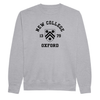 Colleges One Colour Print Sweatshirt - Grey