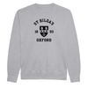 Colleges One Colour Print Sweatshirt - Grey
