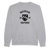 Colleges One Colour Print Sweatshirt - Grey