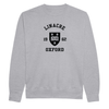Colleges One Colour Print Sweatshirt - Grey