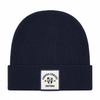 Colleges One Colour Print Patch Beanie - Navy