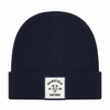 Colleges One Colour Print Patch Beanie - Navy
