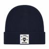 Colleges One Colour Print Patch Beanie - Navy