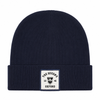 Colleges One Colour Print Patch Beanie - Navy