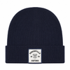 Colleges One Colour Print Patch Beanie - Navy