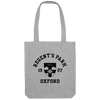Colleges One Colour Print Patch Tote Bag - Grey