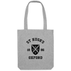 Colleges One Colour Print Patch Tote Bag - Grey