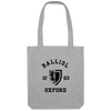 Colleges One Colour Print Patch Tote Bag - Grey
