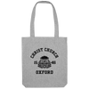Colleges One Colour Print Patch Tote Bag - Grey