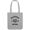 Colleges One Colour Print Patch Tote Bag - Grey