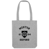 Colleges One Colour Print Patch Tote Bag - Grey