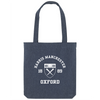 Colleges One Colour Print Patch Tote Bag - Navy