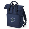 Oxford College Roll-Top Backpack – Navy – College Colours
