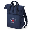 Oxford College Roll-Top Backpack – Navy – College Colours