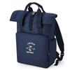 Oxford College Roll-Top Backpack – Navy – College Colours