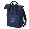 Oxford College Roll-Top Backpack – Navy – College Colours