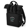 Oxford College Roll-Top Backpack – Black – College Colours