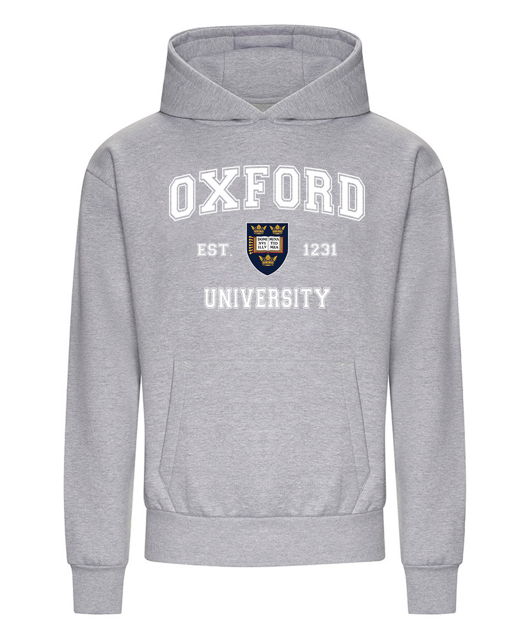 Oxford University 'Harvard Style' Oversized Heavyweight Hoodie