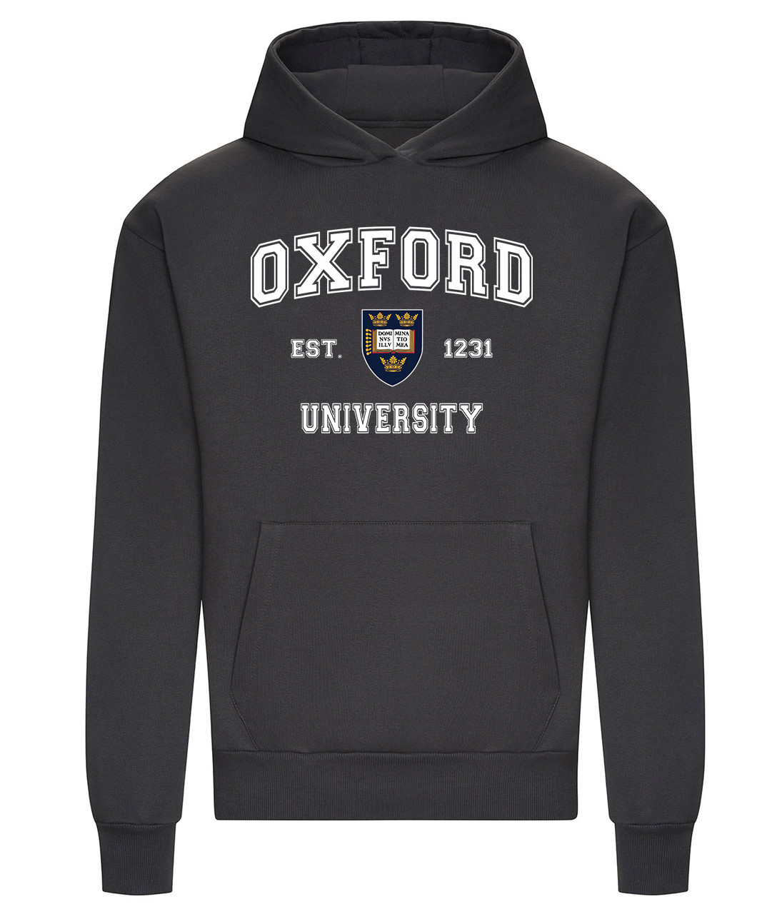 Oxford University 'Harvard Style' Oversized Heavyweight Hoodie