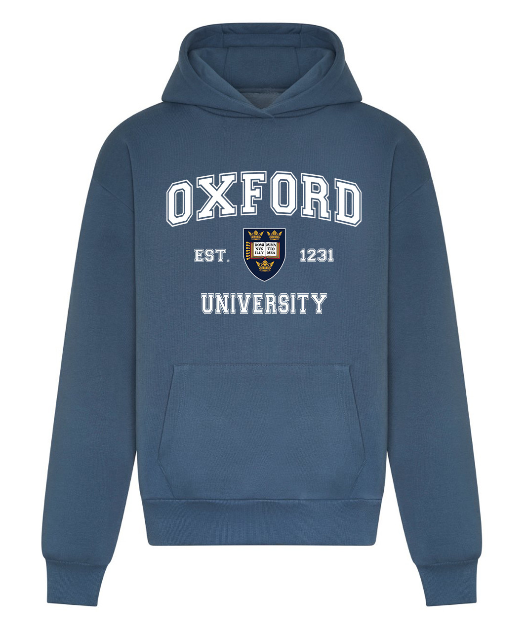Oxford University 'Harvard Style' Oversized Heavyweight Hoodie