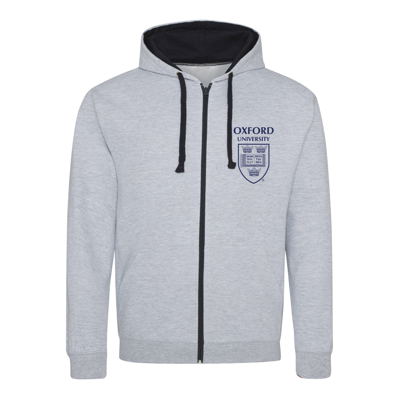 Official Oxford University Crest Zip Hoodie - Oxford Gift Shop