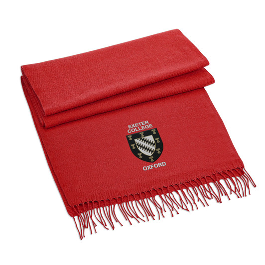 Exeter College Embroidered Scarf