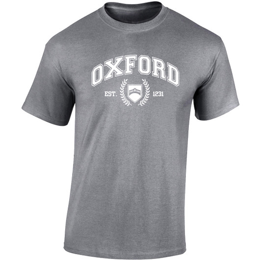 Oxford Hertford Bridge T-Shirt - dark heather - small Oxford Hertford Bridge T-Shirt - dark heather - small