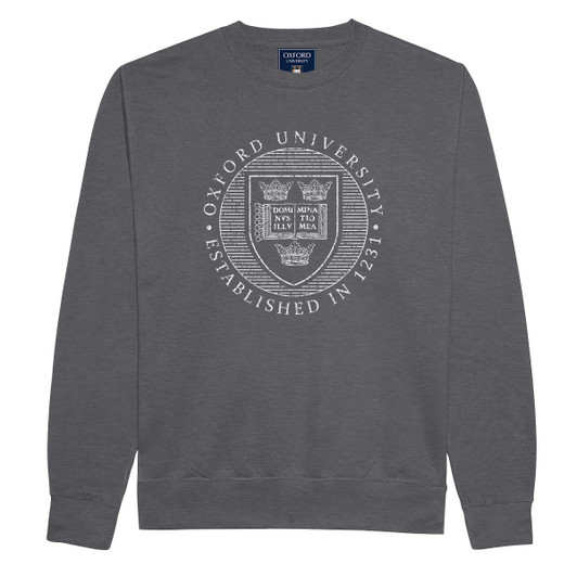 Distressed Crest Sweatshirt