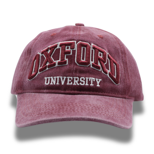 Oxford 3D Vintage Washed Cap - Red