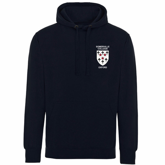 Somerville College Embroidered Hoodie - Navy