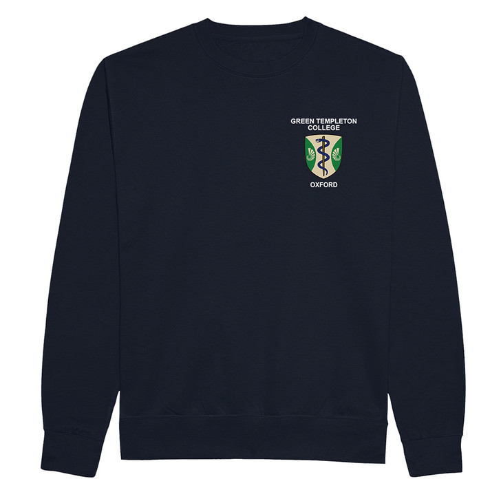 Green Templeton College Embroidered Sweatshirt - Navy