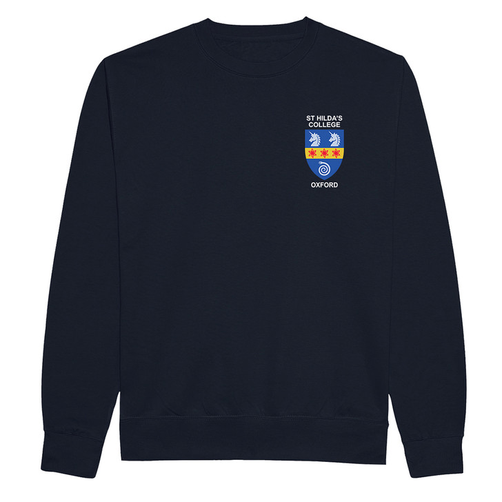 St Hilda's College Embroidered Sweatshirt - Navy