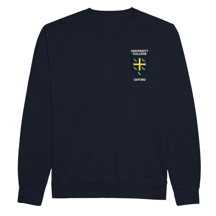 University College Embroidered Sweatshirt - Navy