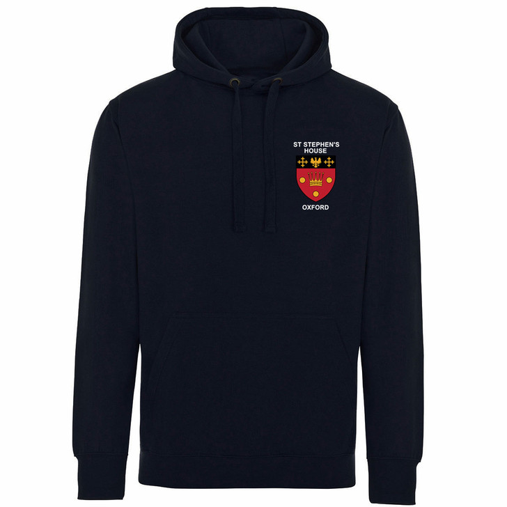 St Stephen's House College Embroidered Hoodie - Navy