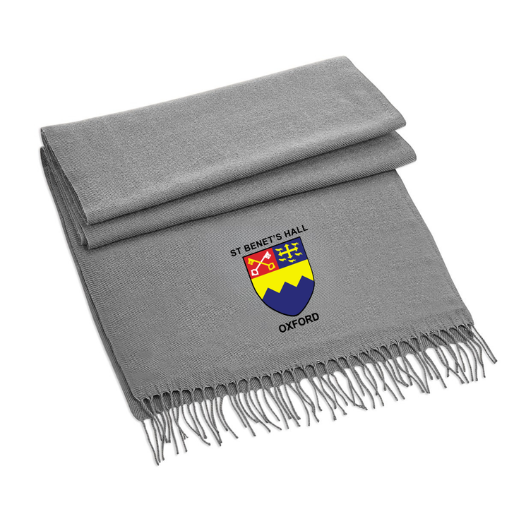 St Benet's Hall Embroidered Scarf